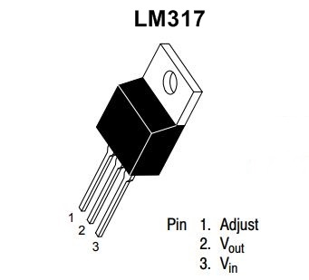 Sơ đồ chân IC LM317