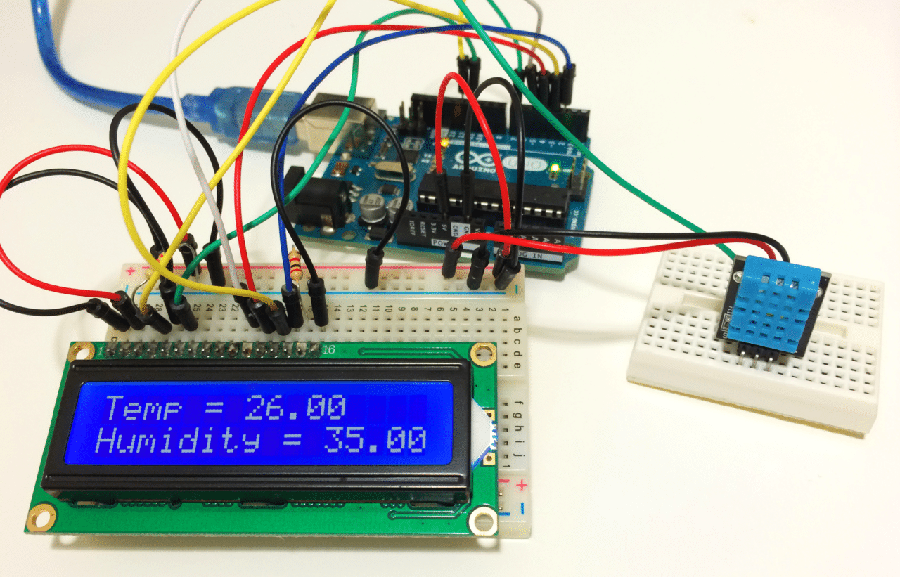 Đo nhiệt độ và độ ẩm dùng cảm biến DHT11 và Arduino